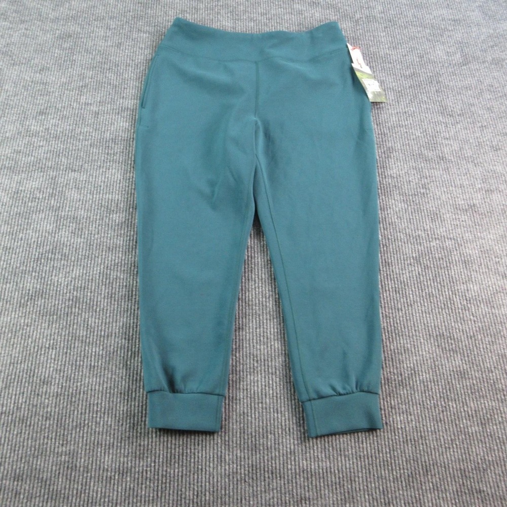 AKHG Duluth Pants Womens L Green After Sweat Jogger Elastic Waist 34x26* NWT